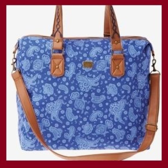 DENIM WEEKENDER BAG - Picture 1 of 2